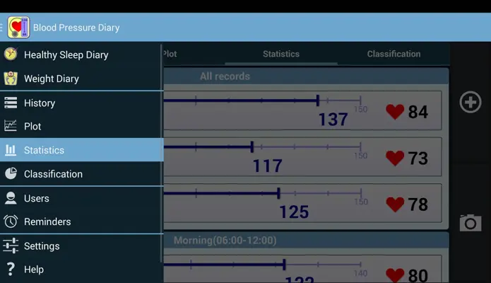 Blood Pressure Diary android App screenshot 9