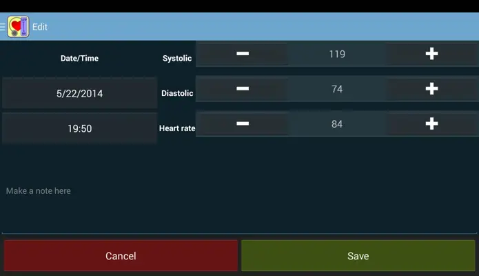 Blood Pressure Diary android App screenshot 11