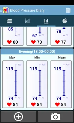 Blood Pressure Diary android App screenshot 5